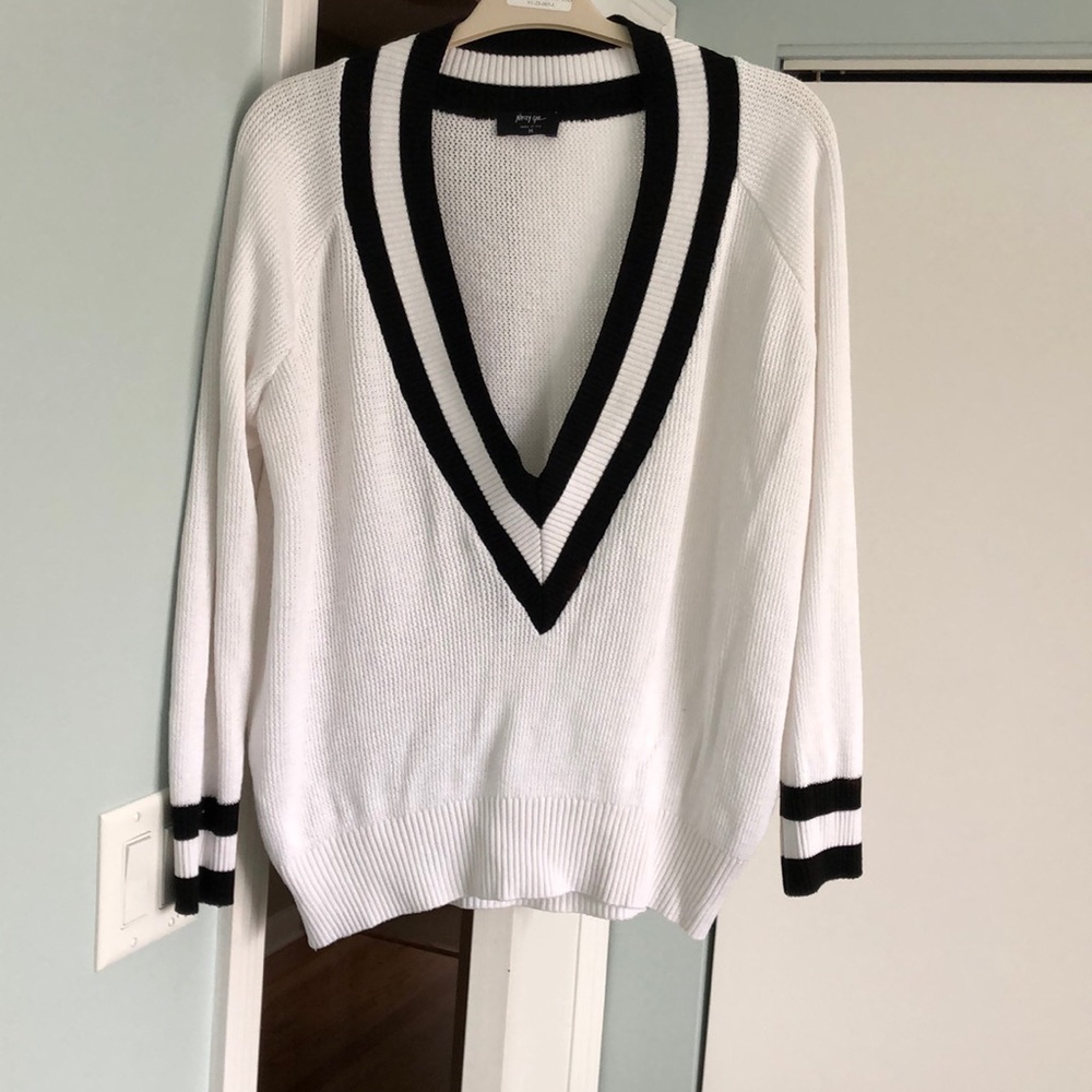 Trendy varsity sweater